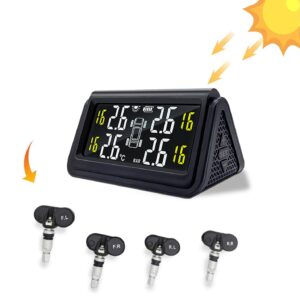 Skyshop® A280 Internal USB/Solar TPMS Car Tire Pressure Monitor